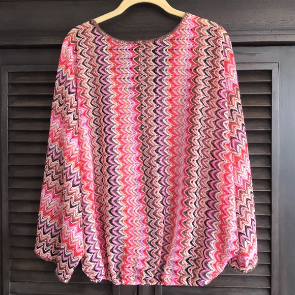 Domain Sleeve Missoni(like) top - Picture 2 of 3